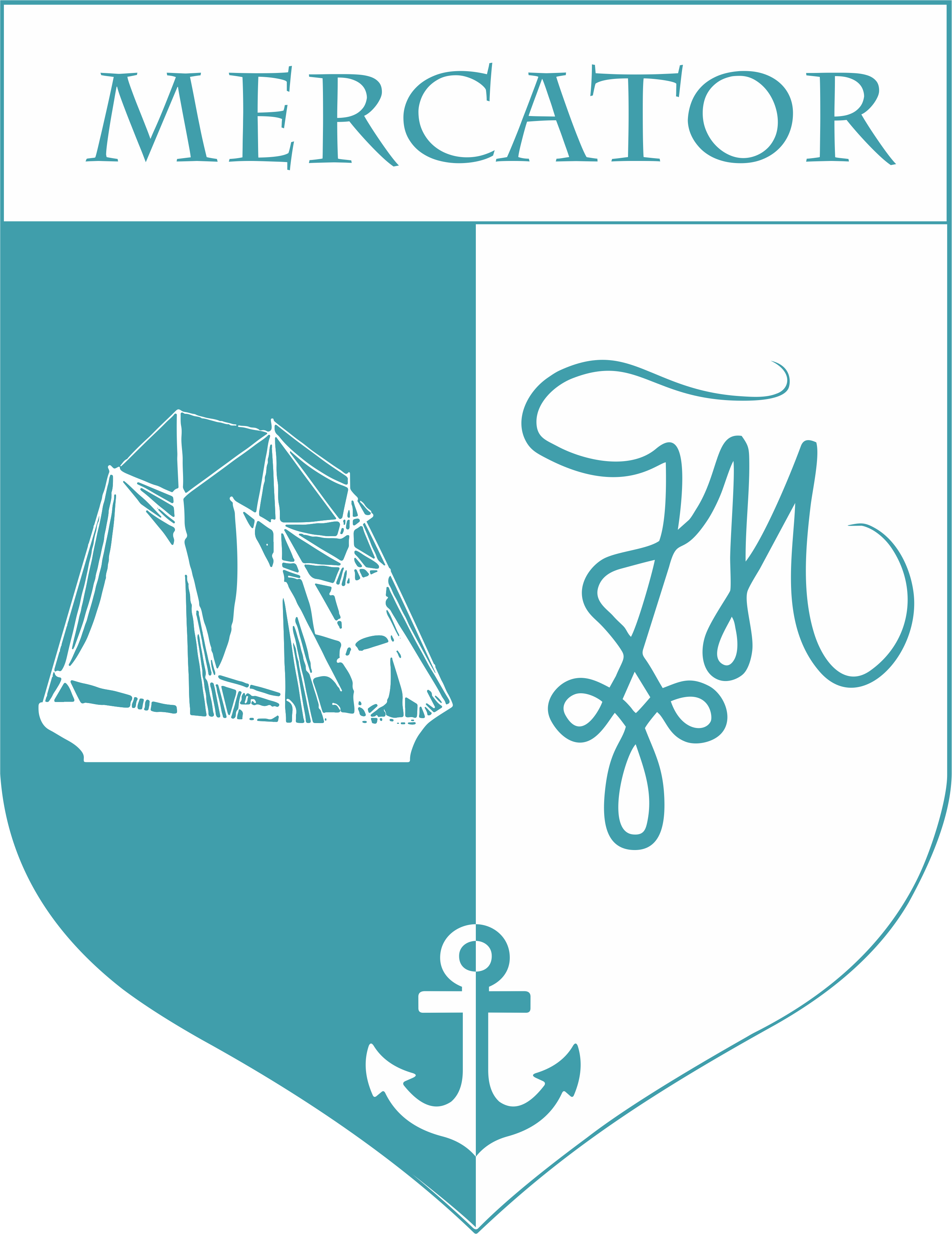Schild Mercator
